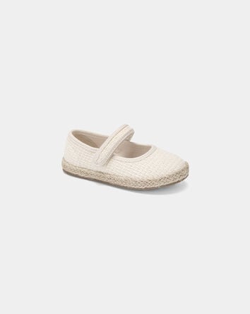Toddler Girl Woven Casual Shoes - Cream, 