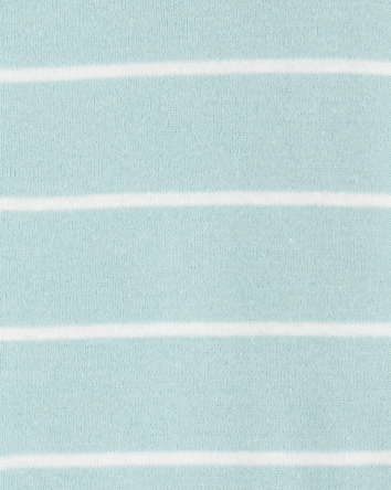 Toddler 1-Piece Striped 100% Snug Fit Cotton Romper Pajamas - Blue, 