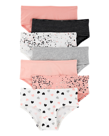 Kid 7-Pack Brief Stretch Cotton Undies, 