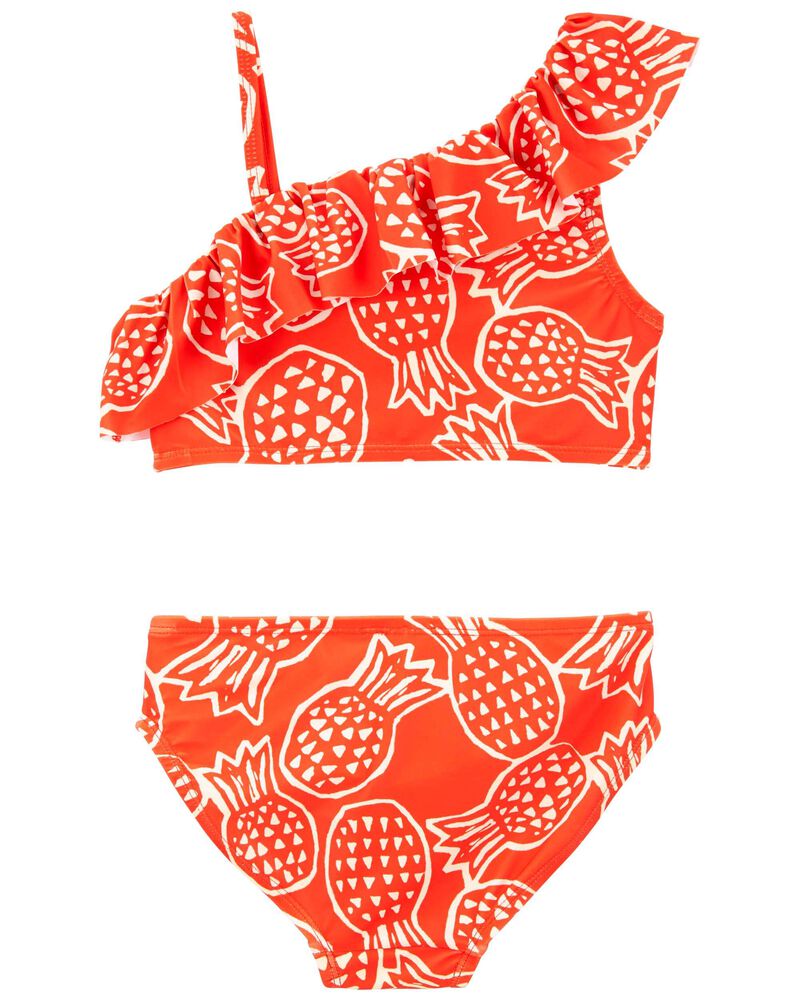 Kid Pineapple 2-Piece Swimsuit, image 2 of 4 slides