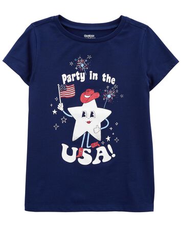 Kid Party in the USA Graphic Tee, 