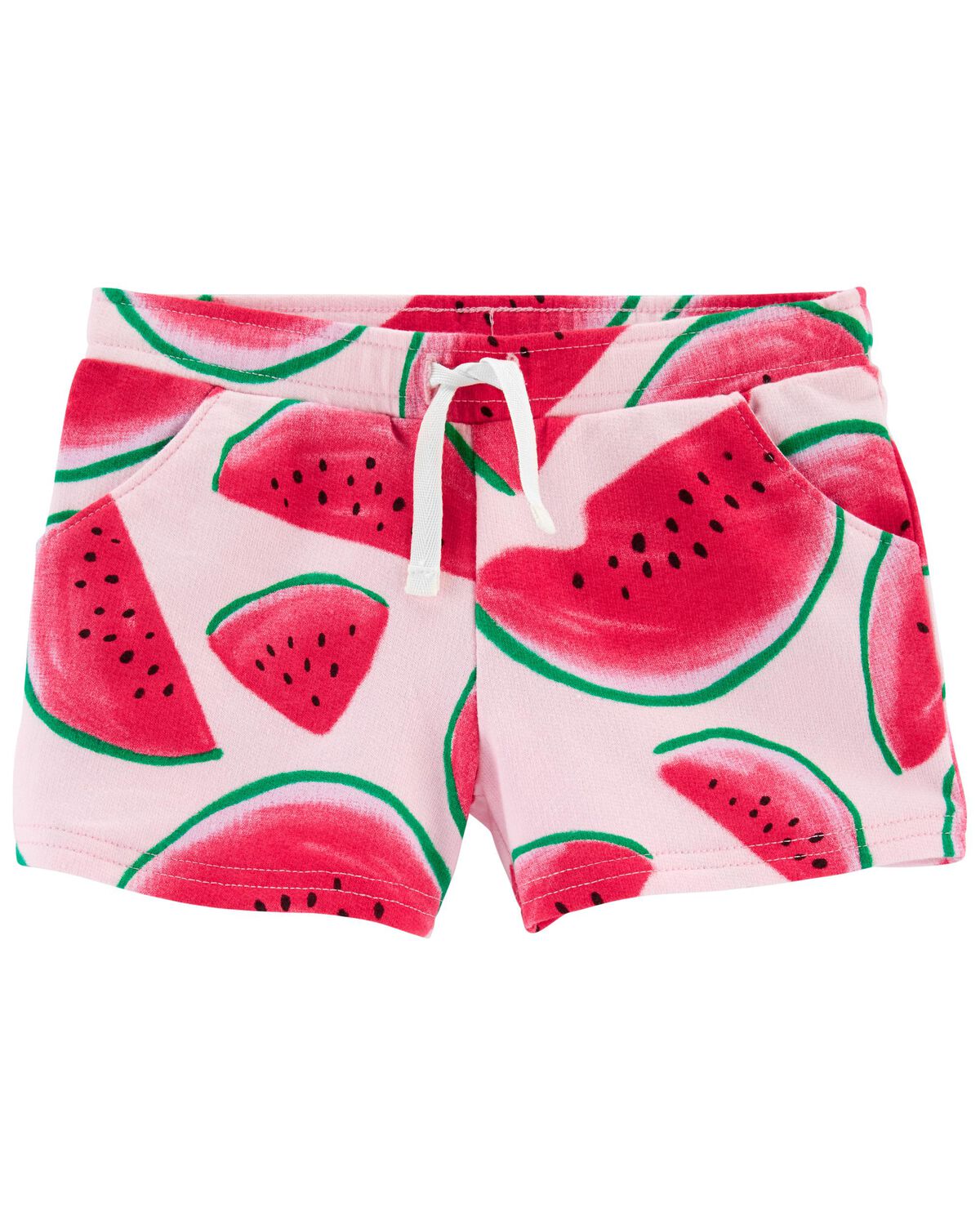 Multi Baby Watermelon Pull-On French Terry Shorts | carters.com