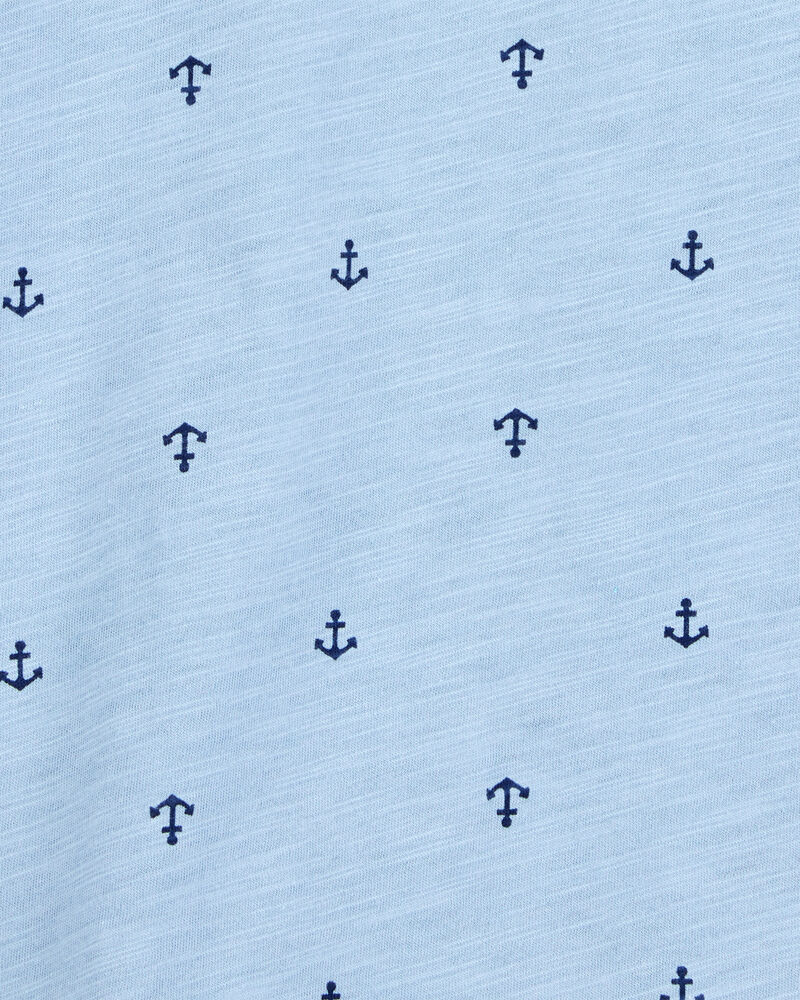 Kid Anchor Polo Shirt -Blue, image 2 of 3 slides