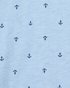 Kid Anchor Polo Shirt -Blue, image 2 of 3 slides