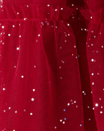Toddler Girl 2-Piece Snowflake Print Long-Sleeve Top & Skirt Set, 