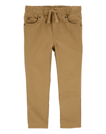 Baby Pull-On Khaki Pants, 
