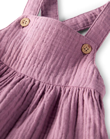Baby Girl 2-Piece Organic Cotton Jumper Set, 