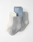 Baby 4-Pack No Slip Socks, image 1 of 3 slides