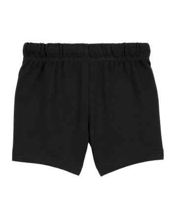 Baby Boy Pull-On French Terry Shorts - Black, 