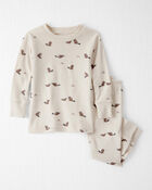 Baby Organic Cotton Pajamas in Beavers' Creek Print, image 1 of 5 slides