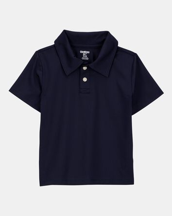 Toddler Active Uniform Polo Shirt in Moisture Wicking BeCool™ Fabric - Navy, 