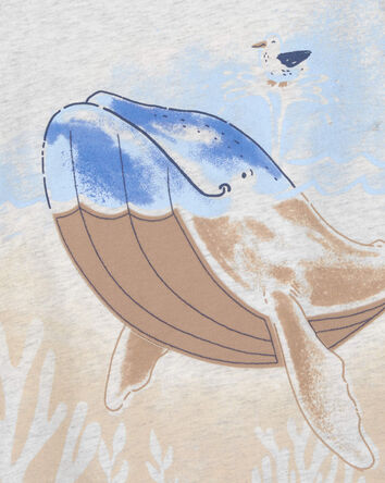 Baby Whale-Print Graphic Tee, 