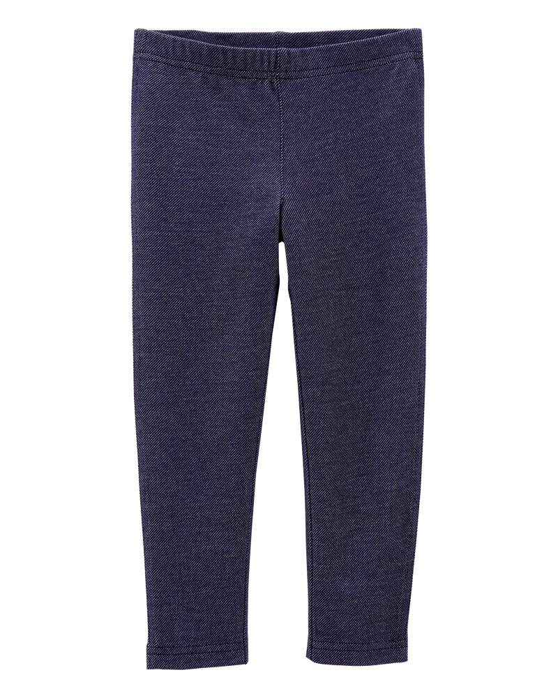 Baby Faux Denim Leggings, image 1 of 3 slides