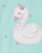 Toddler 2-Pack Cotton Rib 1-Piece Footie Pajamas, image 6 of 6 slides