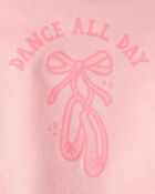 Toddler Girl 2-Piece Ballet Long-Sleeve Hoodie & Pant Set - Pink, image 5 of 8 slides