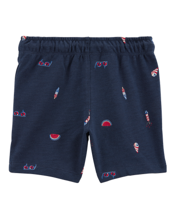 Toddler 4th Of July Pull-On Shorts, 