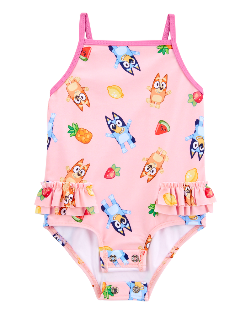 Baby Bluey™ 1-Piece Swimsuit - Pink, image 2 of 4 slides