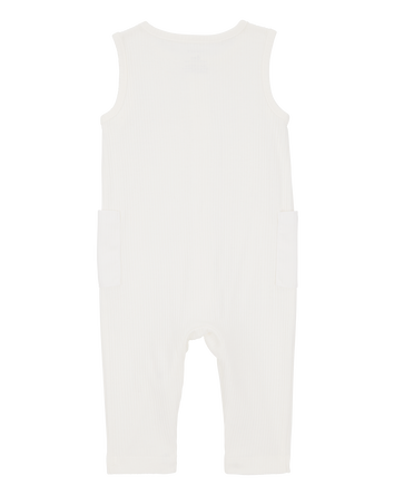 Baby 2-Piece Jumpsuit & Sock Set - Ivory, 
