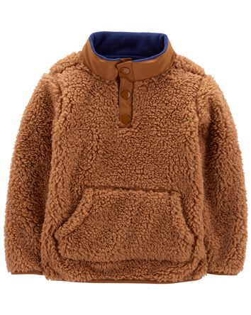Baby Quarter Zip Fleece Pullover, 