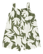Baby Tropical Floral Sleeveless Romper - Floral, image 1 of 3 slides