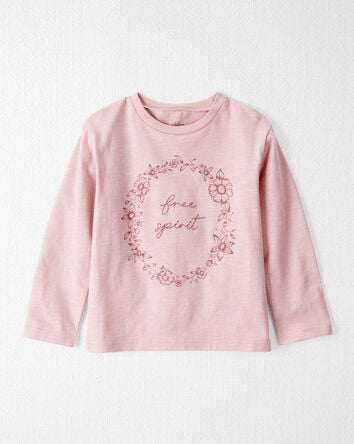 Toddler Organic Cotton Free Spirit Long-Sleeve Tee, 