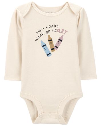 Baby Art Long-Sleeve Bodysuit, 