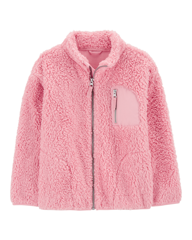 Kid Zip-Up Fleece Jacket, image 1 of 3 slides