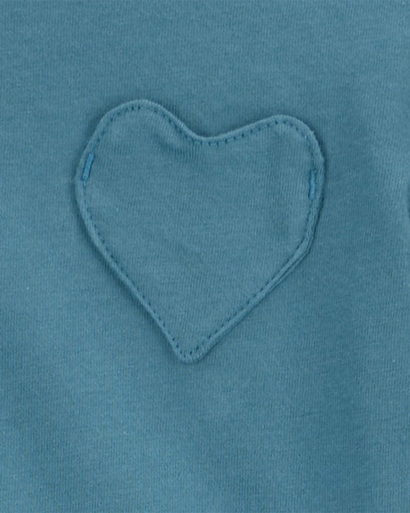 Toddler Heart Pocket  Jersey Tee, image 2 of 3 slides