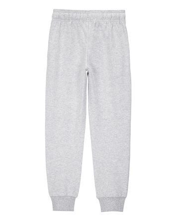Kid Pull-On Drawstring Joggers - Grey, 
