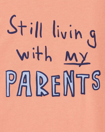 Toddler Living with my Parents Graphic Tee, 