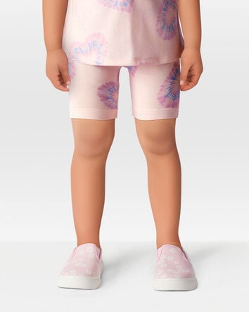 Toddler Girl Heart Bike Shorts - Pink, 