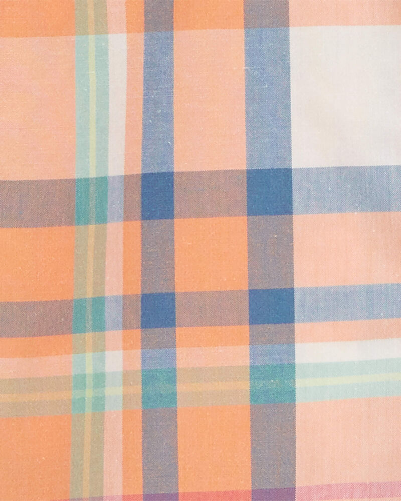 Toddler Plaid Button-Front Shirt, image 2 of 3 slides