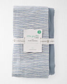 Baby 2-Pack Organic Cotton Muslin Swaddle Blankets, image 3 of 4 slides