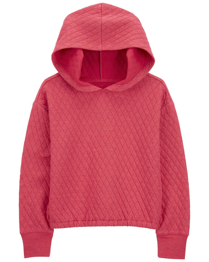 Kid Quilted Double Knit Hoodie, image 1 of 2 slides