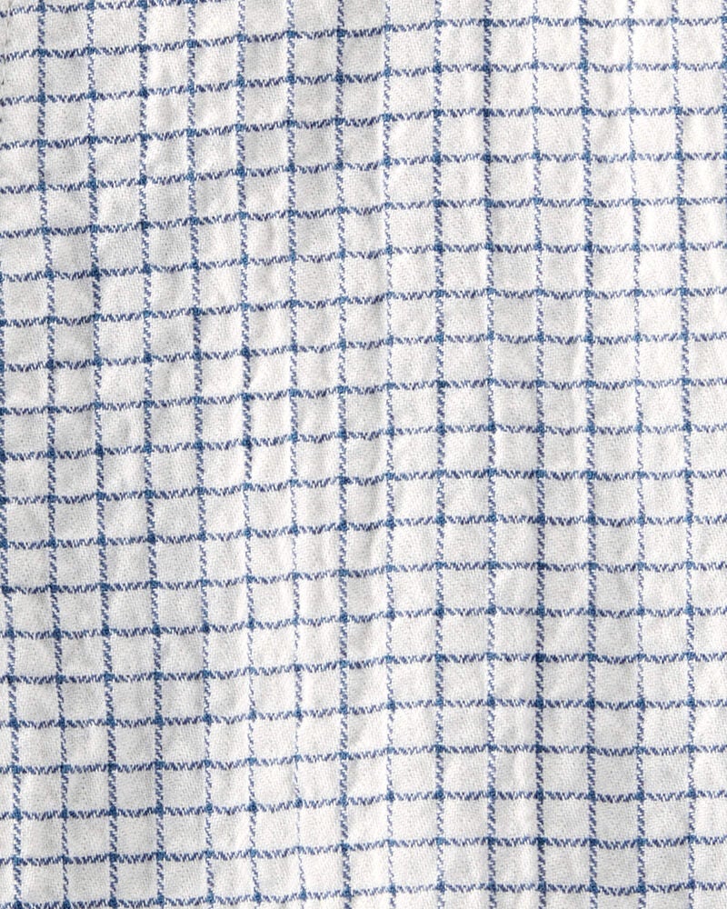 Baby Organic Cotton Checkered-Print Shortalls, image 4 of 4 slides