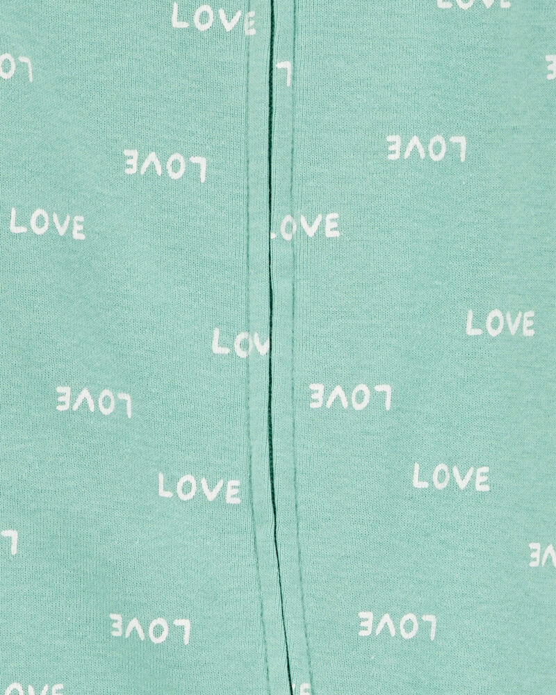 Baby 2-Pack Frog 2-Way Zip Cotton Sleep & Play Pajamas, image 2 of 4 slides
