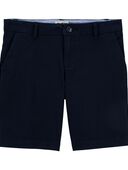 Blue - Kid Stretch Chino Shorts