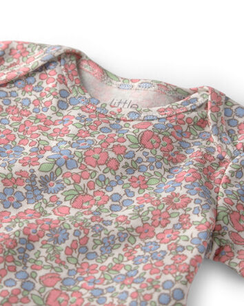 Baby Girl 3-Pack Organic Cotton Bodysuits , 