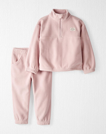 Toddler Microfleece Set Made with Recycled Materials in Rosebud
, 