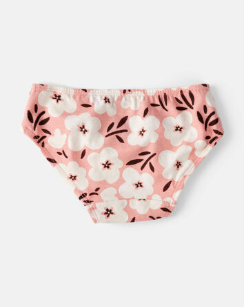Toddler 7-Pack Heart Floral Hipster Stretch Cotton Undies, 