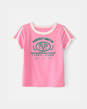 Toddler Girl 'Perfect Match' Top - Pink, 