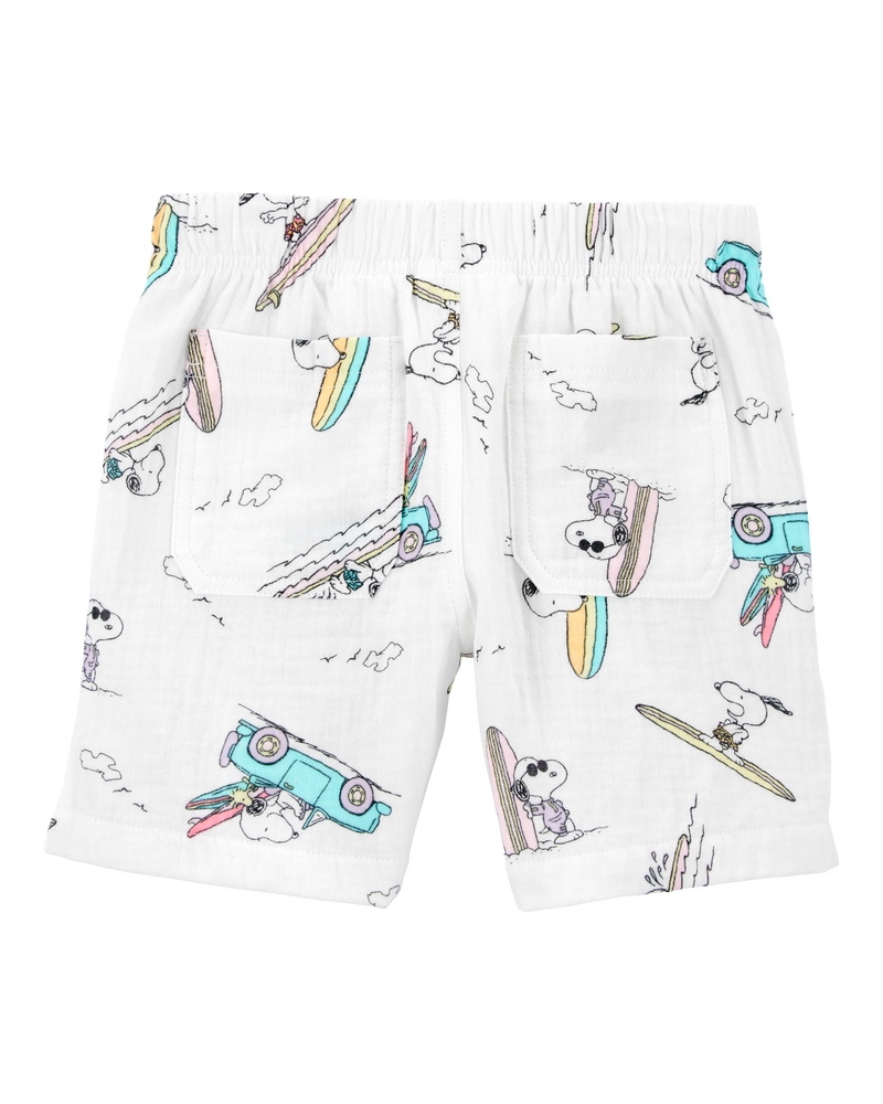 Toddler Snoopy 2-Piece Gauze Outfit Set, image 2 of 3 slides