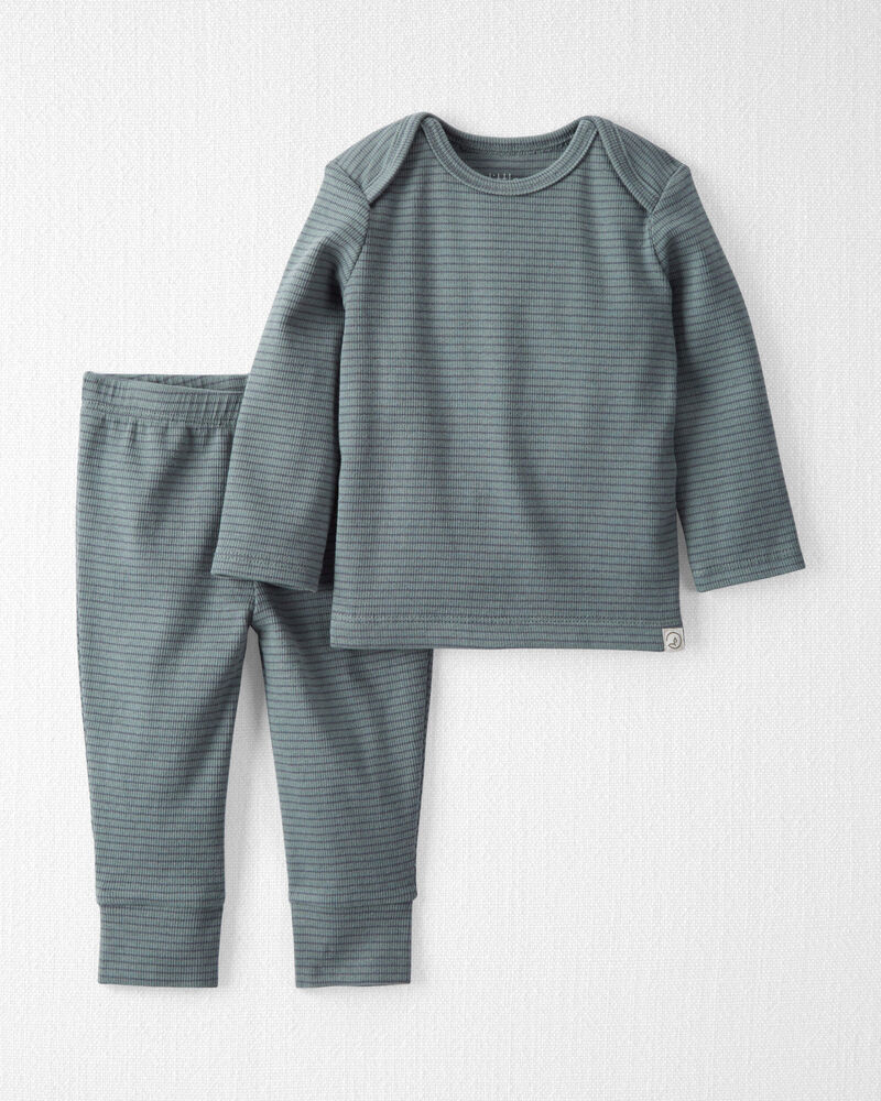 Baby Organic Cotton Set in Stripes, image 1 of 4 slides