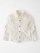 Sweet Cream - Toddler Organic Cotton Gauze Button-Front Shirt
