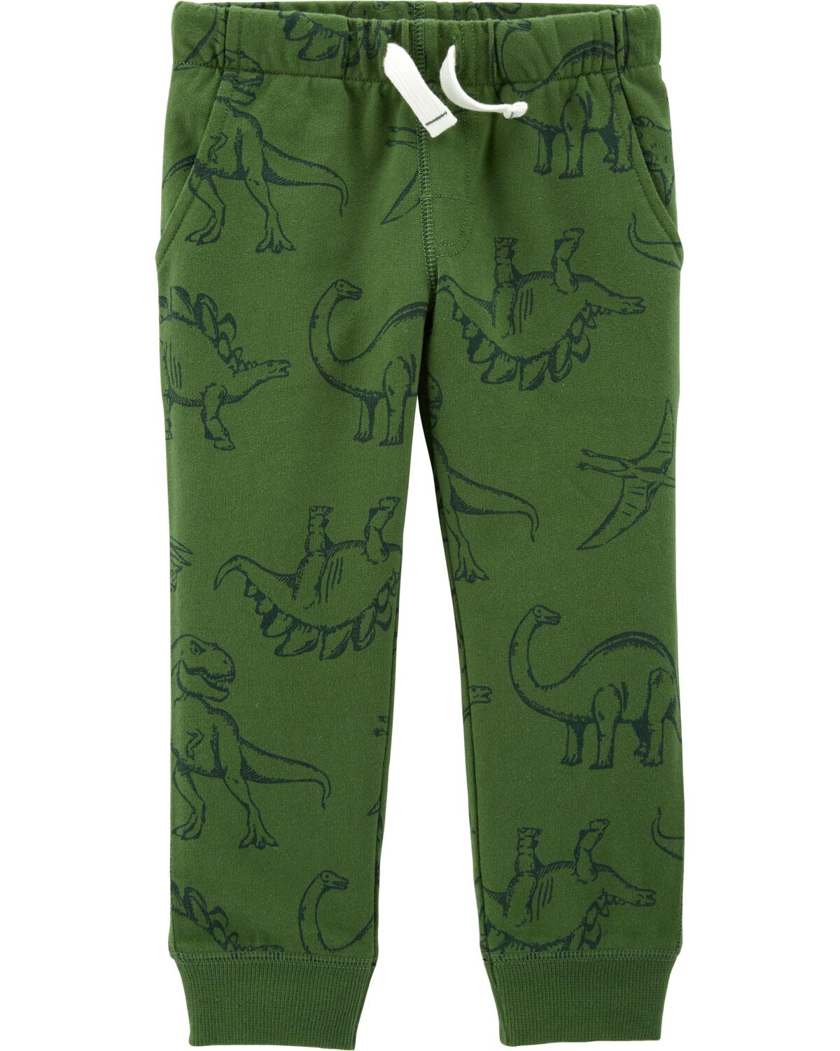 Dino Pull-On French Terry Joggers
