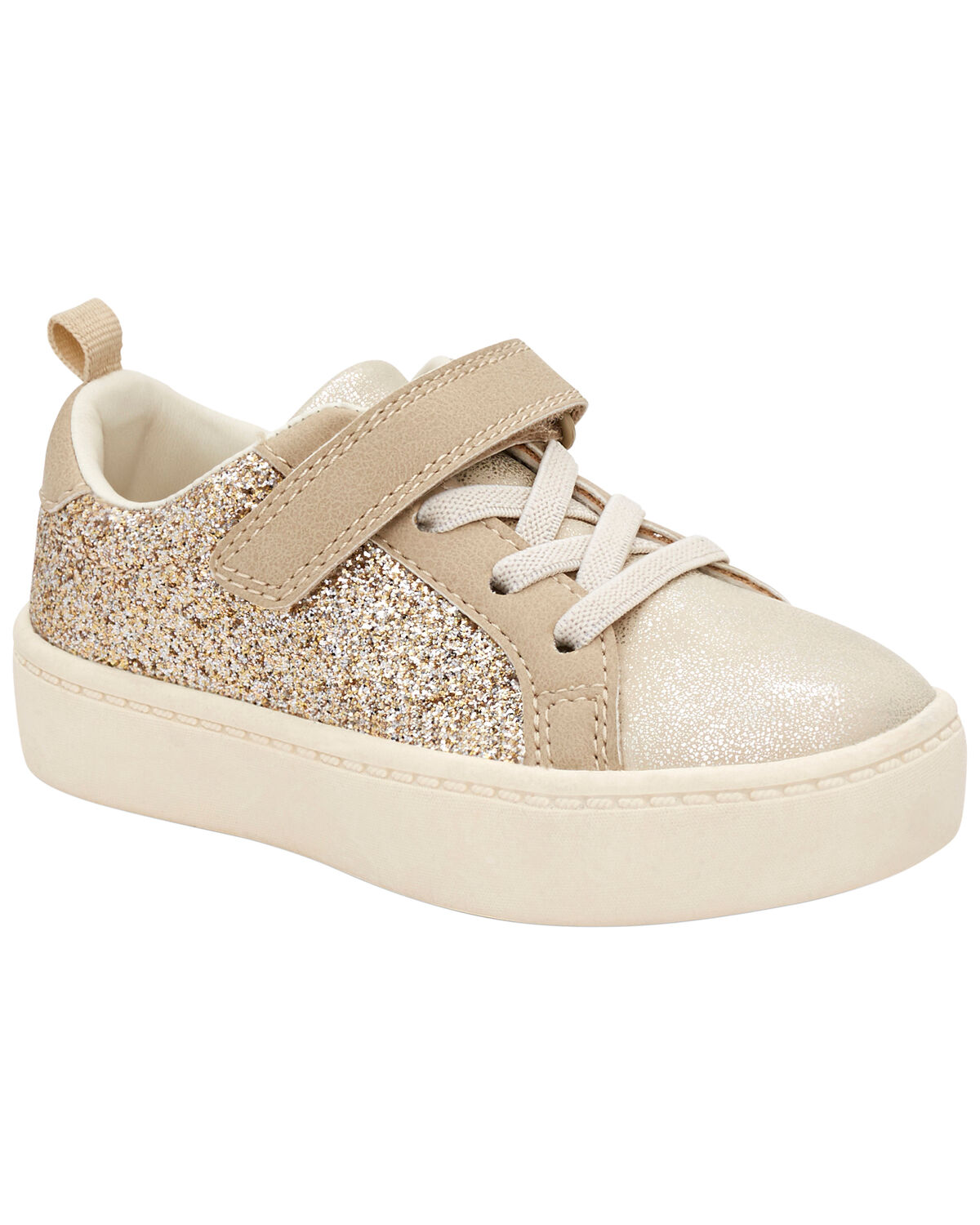 Gold Toddler Glitter Sneakers