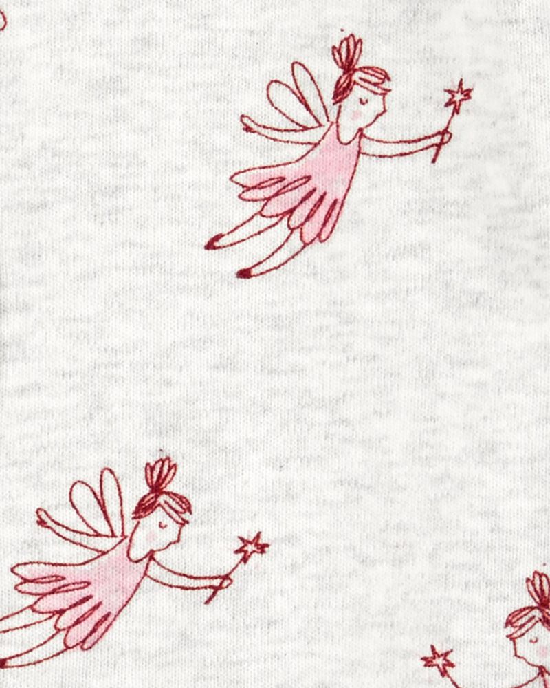 Baby Ballet Snap-Up Cotton Blend Sleep & Play Pajamas, image 2 of 5 slides