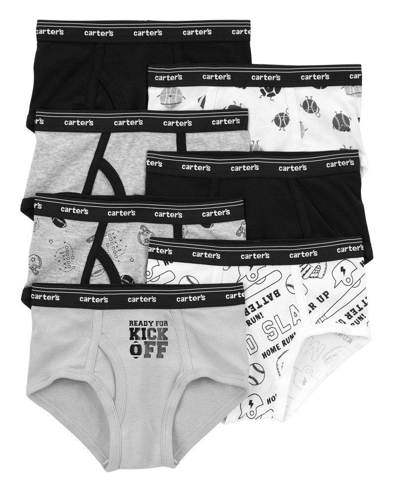 Toddler 7-Pack Cotton Briefs Underwear, image 1 of 3 slides