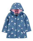 Toddler Color Changing Rain Jacket - Navy, image 1 of 6 slides