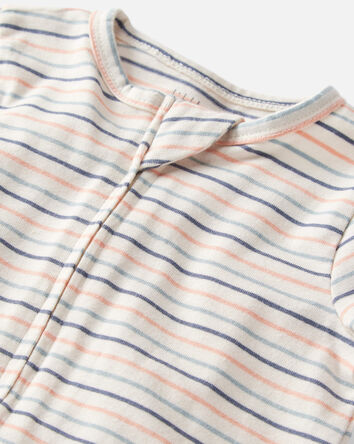 Baby 2-Pack Organic Cotton 2-Way Zip Rompers, 
